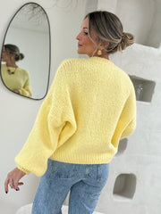 Le pull Sidji jaune - Gualap