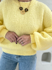 Le pull Sidji jaune - Gualap