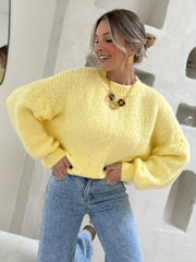 Le pull Sidji jaune - Gualap