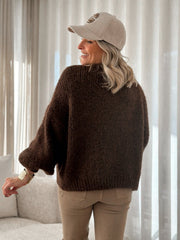 Le pull Sidji marron - Gualap