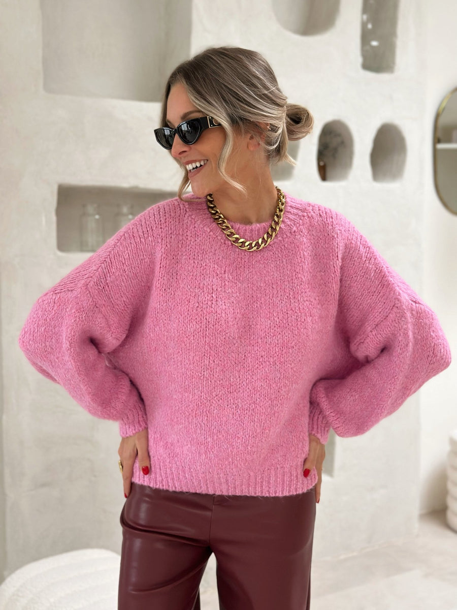 Le pull Sidji rose - Gualap