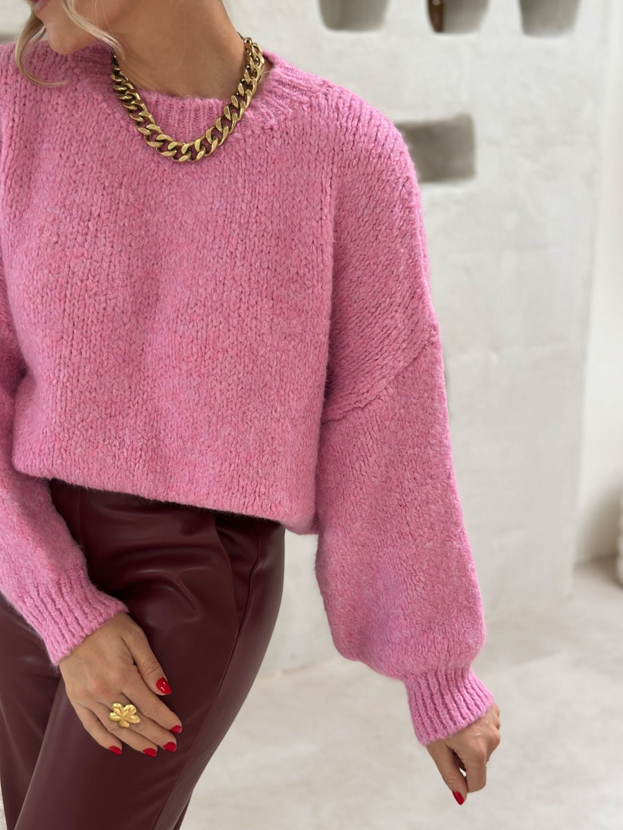 Le pull Sidji rose - Gualap