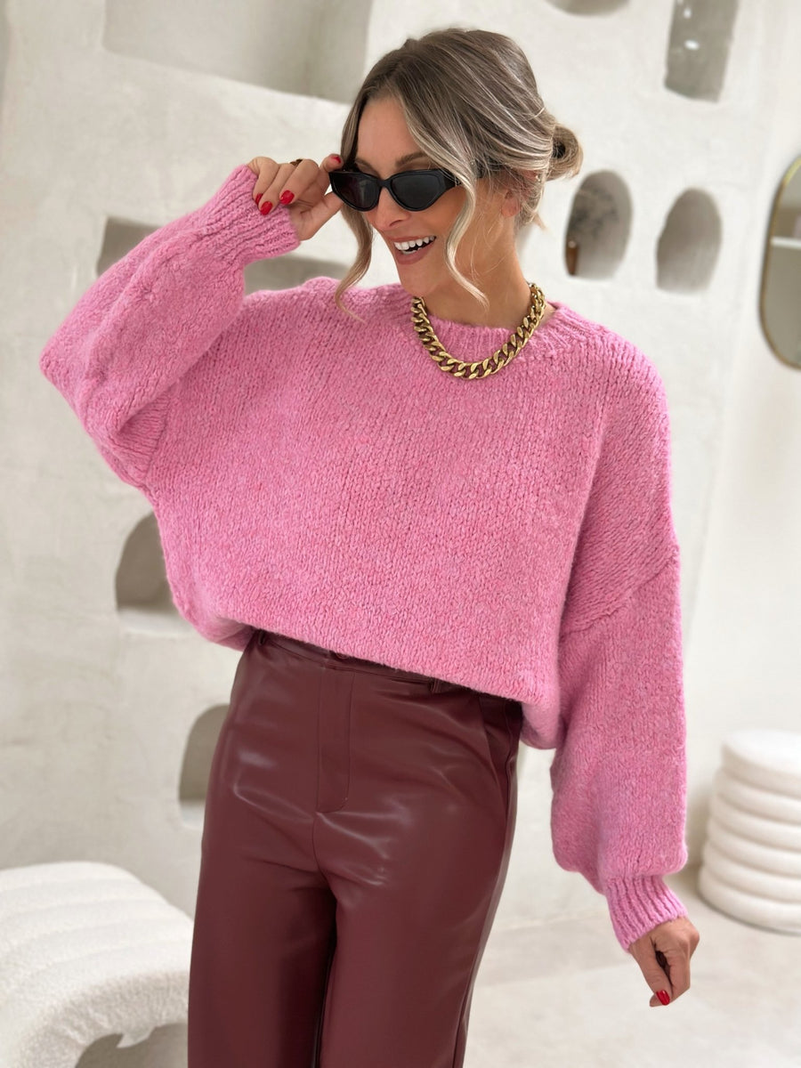 Le pull Sidji rose - Gualap