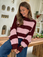 Le pull Sidra bordeaux - Gualap