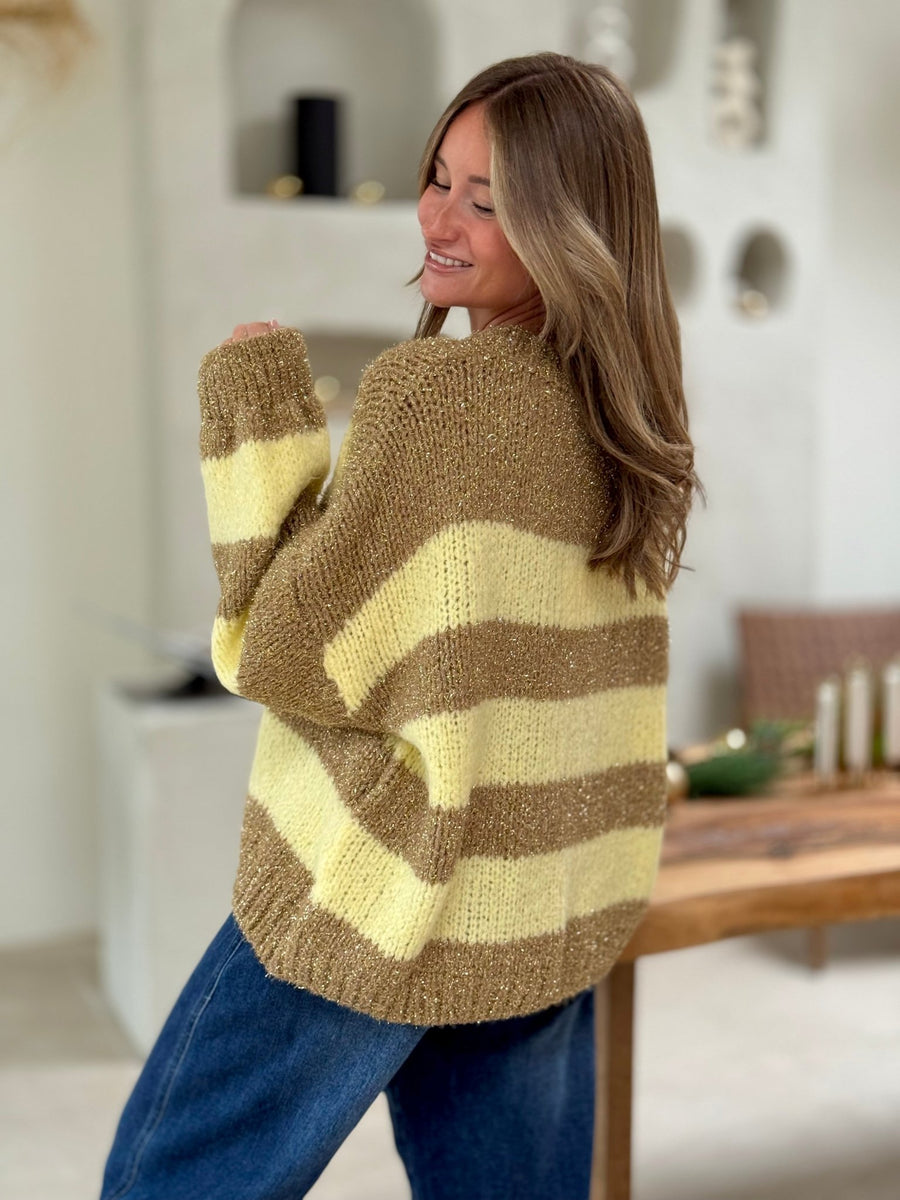 Le pull Sidra jaune - Gualap