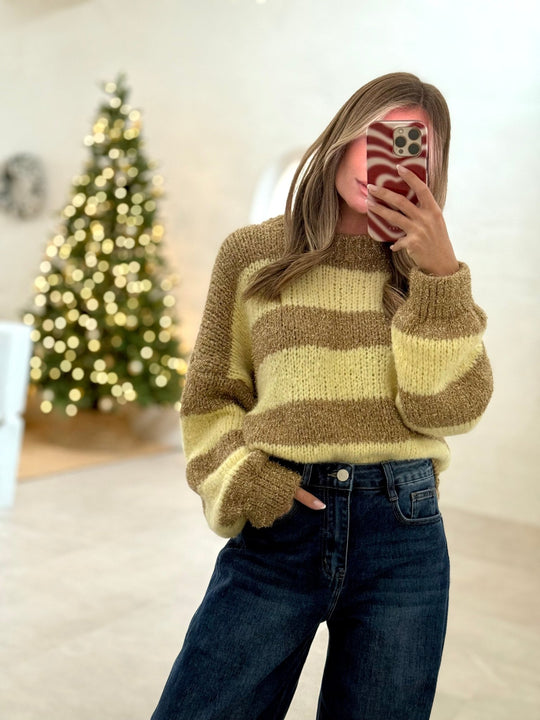 Le pull Sidra jaune - Gualap