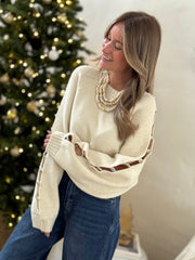 Le pull Suzanne ecru - Gualap