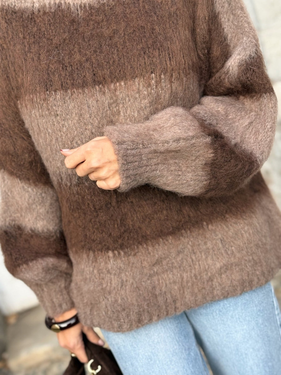 Le pull Tenessie marron - Gualap