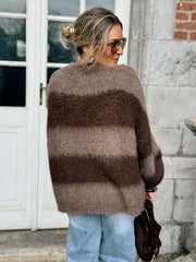 Le pull Tenessie marron - Gualap