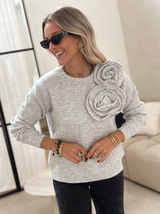 Le pull Theophilia gris - Gualap