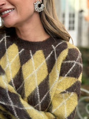 Le pull Tiphaine jaune - Gualap