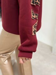 Le pull Zoe bordeaux - Gualap