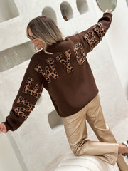 Le pull Zoe marron - Gualap