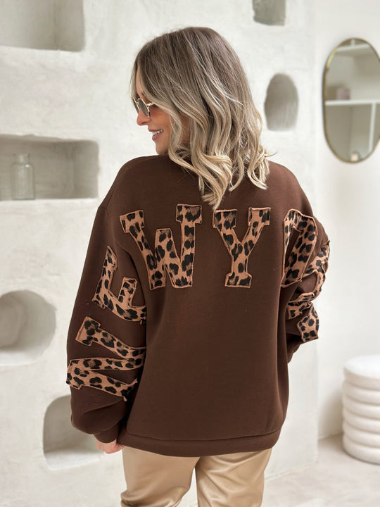 Le pull Zoe marron - Gualap