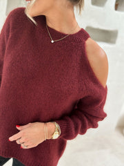 Le pull Zulal bordeaux - Gualap