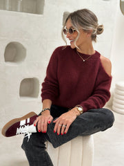 Le pull Zulal bordeaux - Gualap