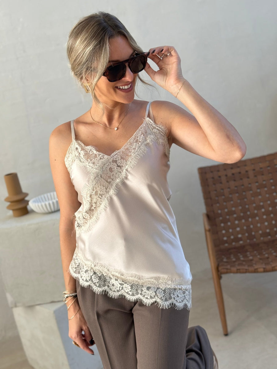 Le top Mary beige - Gualap