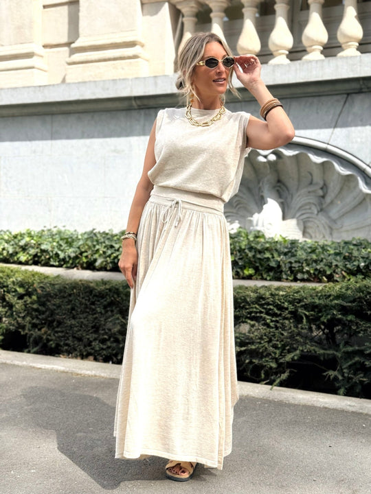 L’ensemble Hadil beige - Gualap