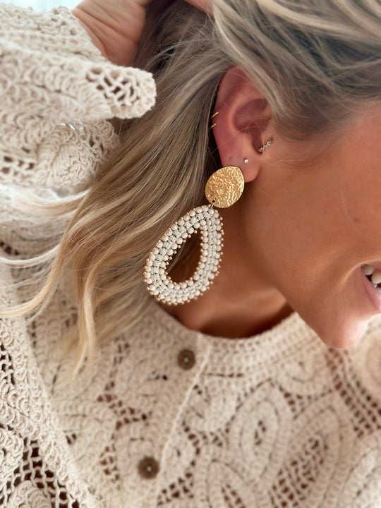 Les boucles d’oreilles Gina rose-Gualap