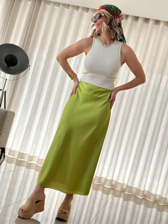 La jupe Athena vert - Gualap