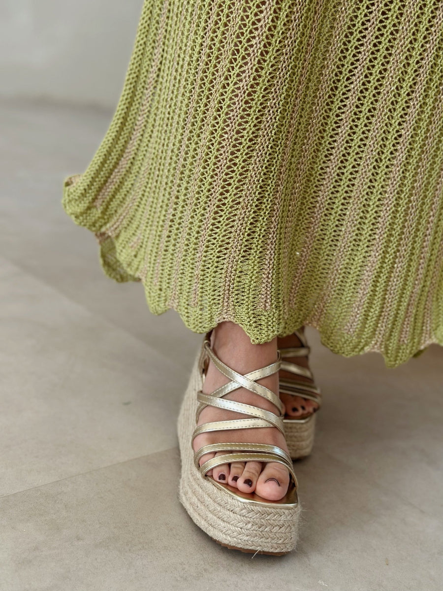 La robe Donatella Vert - Gualap