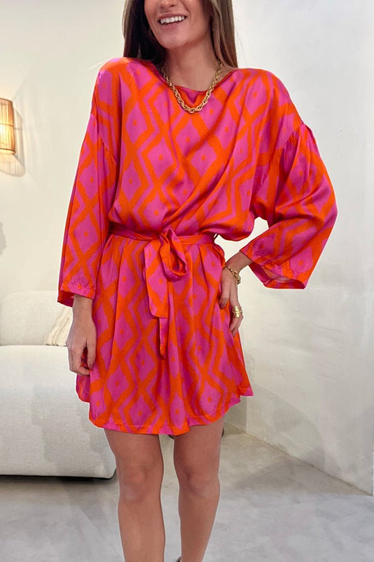 La robe Kellyn orange - Gualap