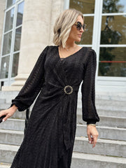 La robe Steffie noir - Gualap