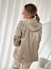 La veste Daphne courte reversible beige - Gualap