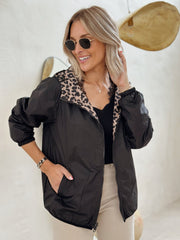 La veste Daphne reversible leopard - Gualap