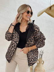 La veste Daphne reversible leopard - Gualap