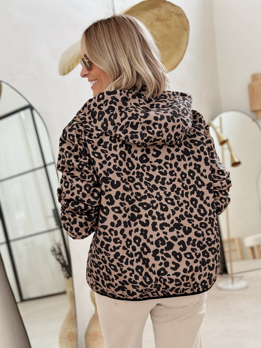 La veste Daphne reversible leopard - Gualap