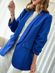 Le blazer Kelcie bleu roi - Gualap