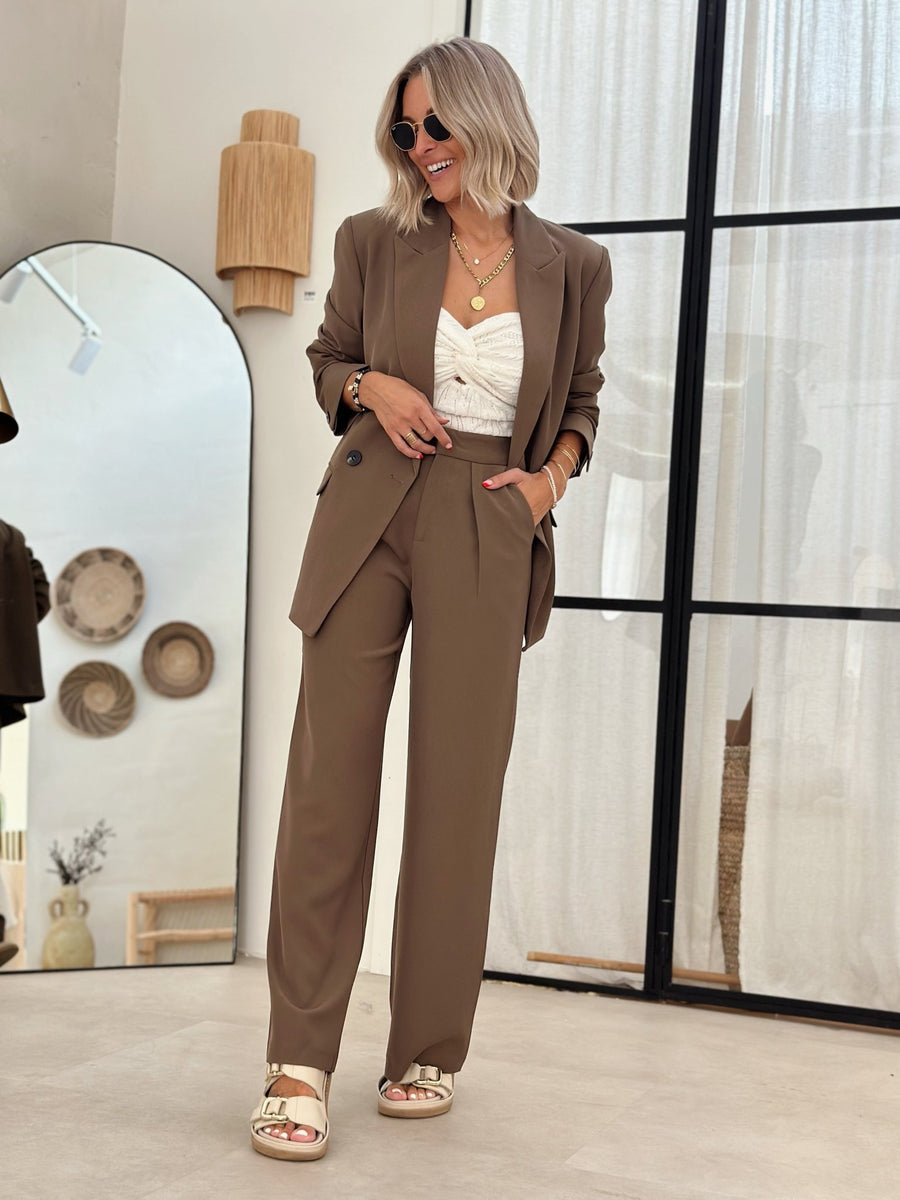 Le blazer Nessa brun - Gualap