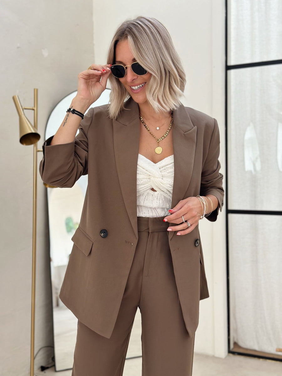 Le blazer Nessa brun - Gualap