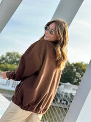 Le bomber Zoe brun - Gualap