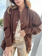 Le bomber Zoe brun - Gualap