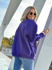 Le bomber Zoe mauve - Gualap