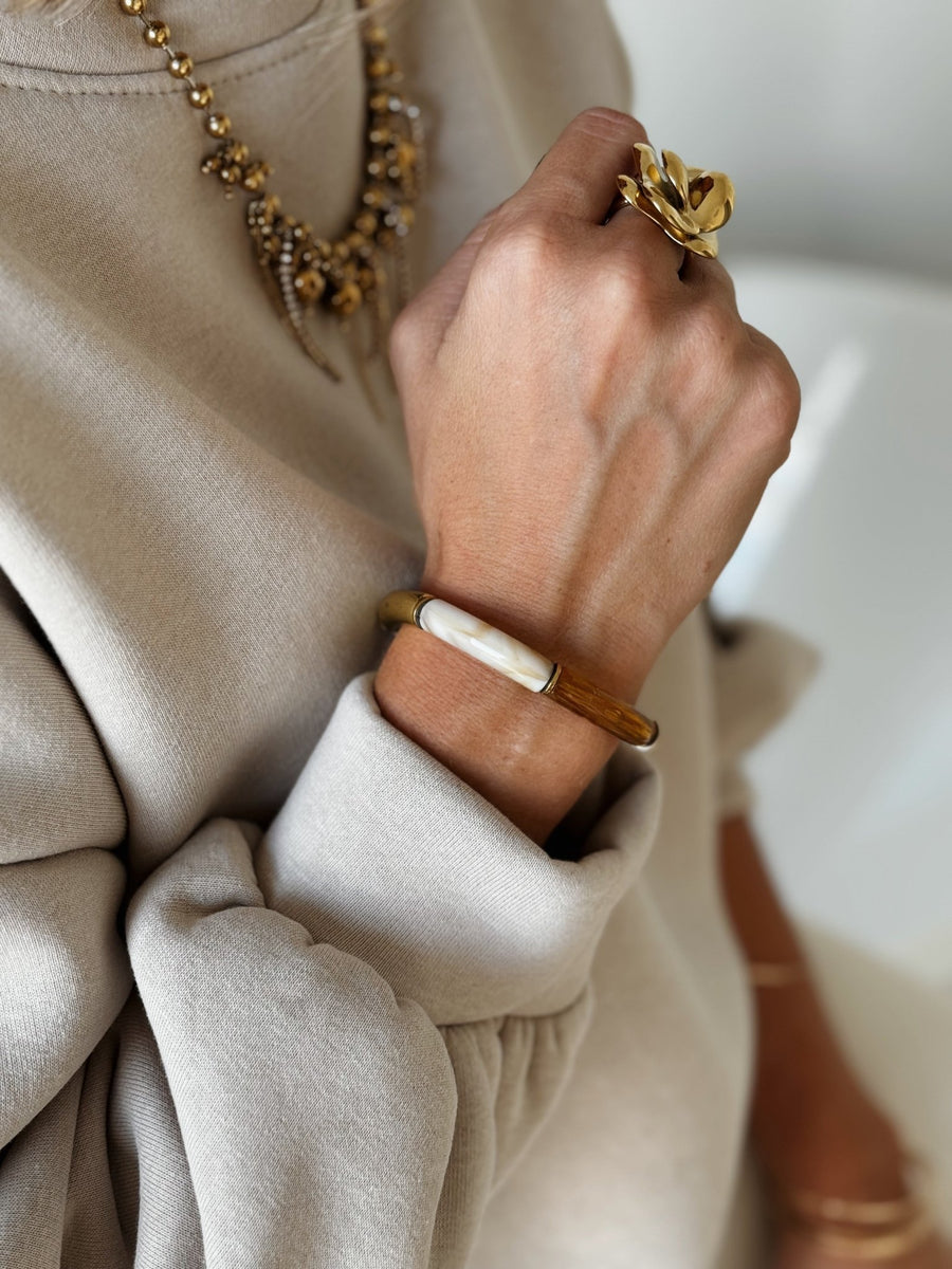 Le bracelet Delisia beige - Gualap