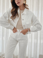 Le jeans Gemma blanc - Gualap