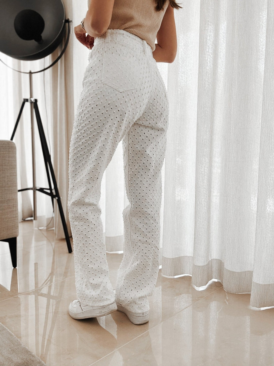 Le jeans Gemma blanc - Gualap