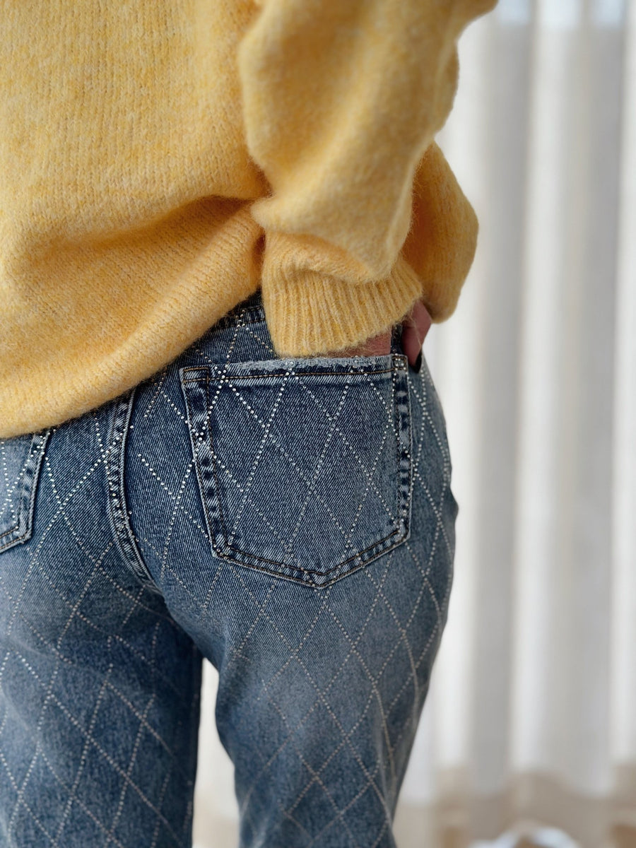 Le jeans Mila bleu - Gualap