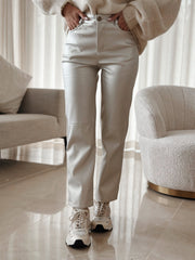 Le pantalon Camilla beige nacre - Gualap