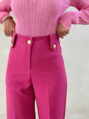 Le pantalon Helma rose - Gualap