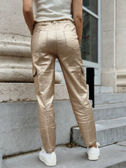Le pantalon Paola bronze - Gualap