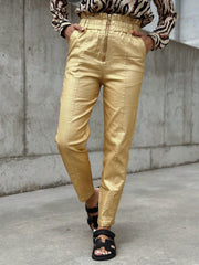 Le pantalon Pipa dore - Gualap
