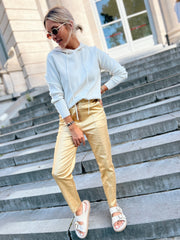 Le pantalon Pipa dore - Gualap