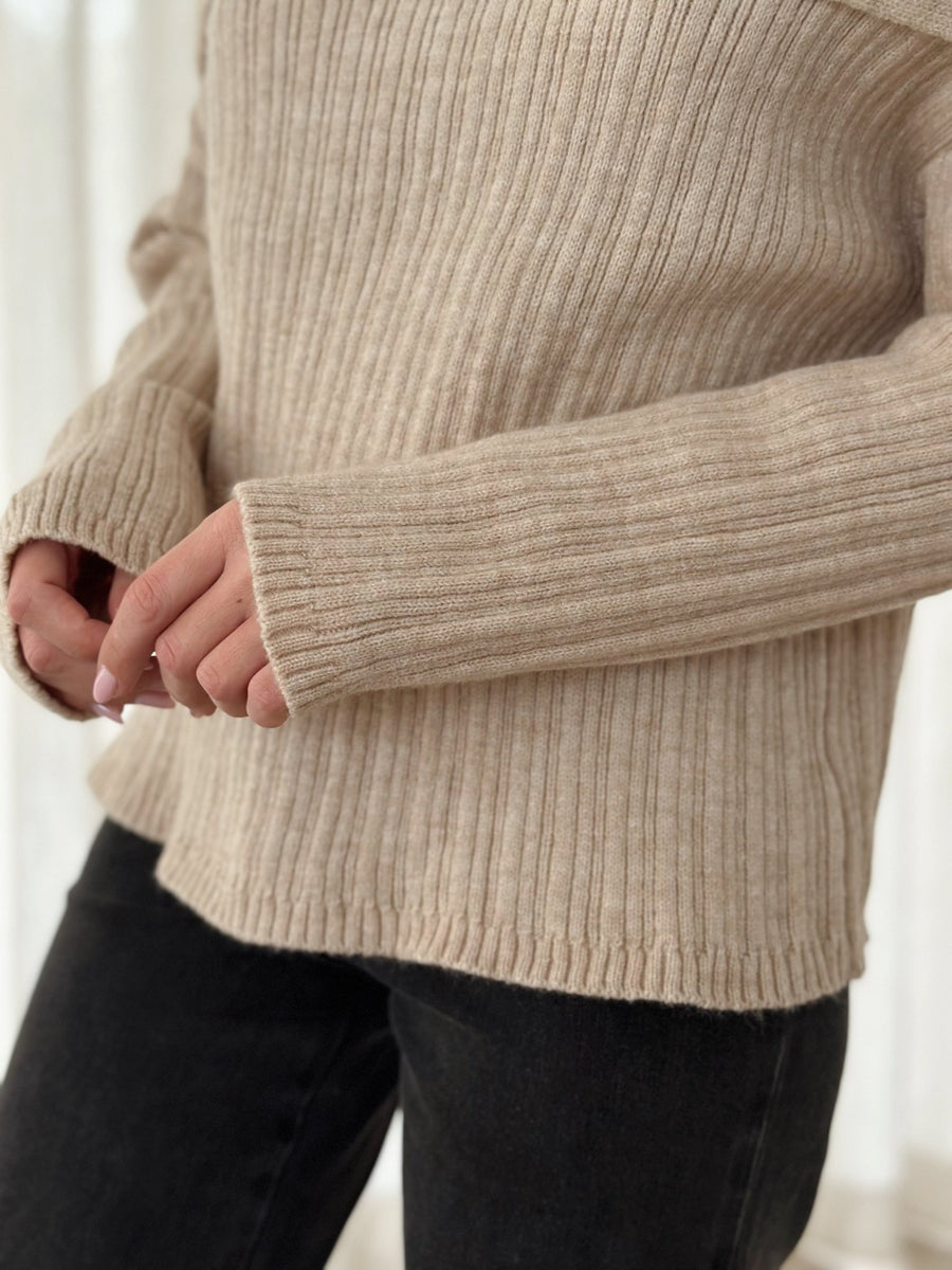 Le pull Ines beige - Gualap