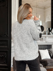 Le pull Karine gris - Gualap