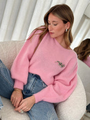 Le pull Lina rose - Gualap