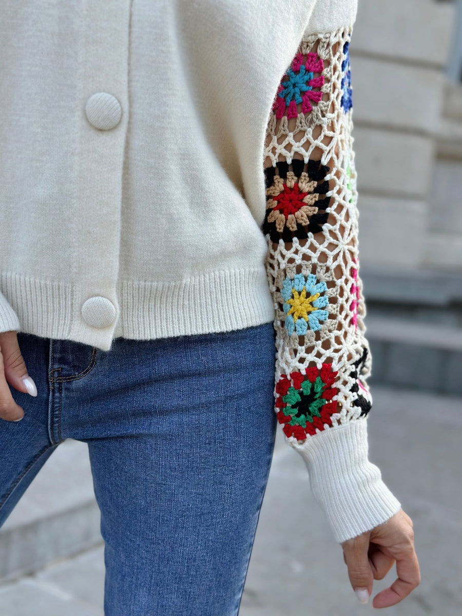 Le pull Maete beige - Gualap